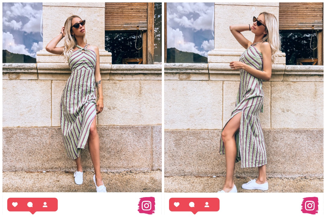 robe fendue pour post instagram